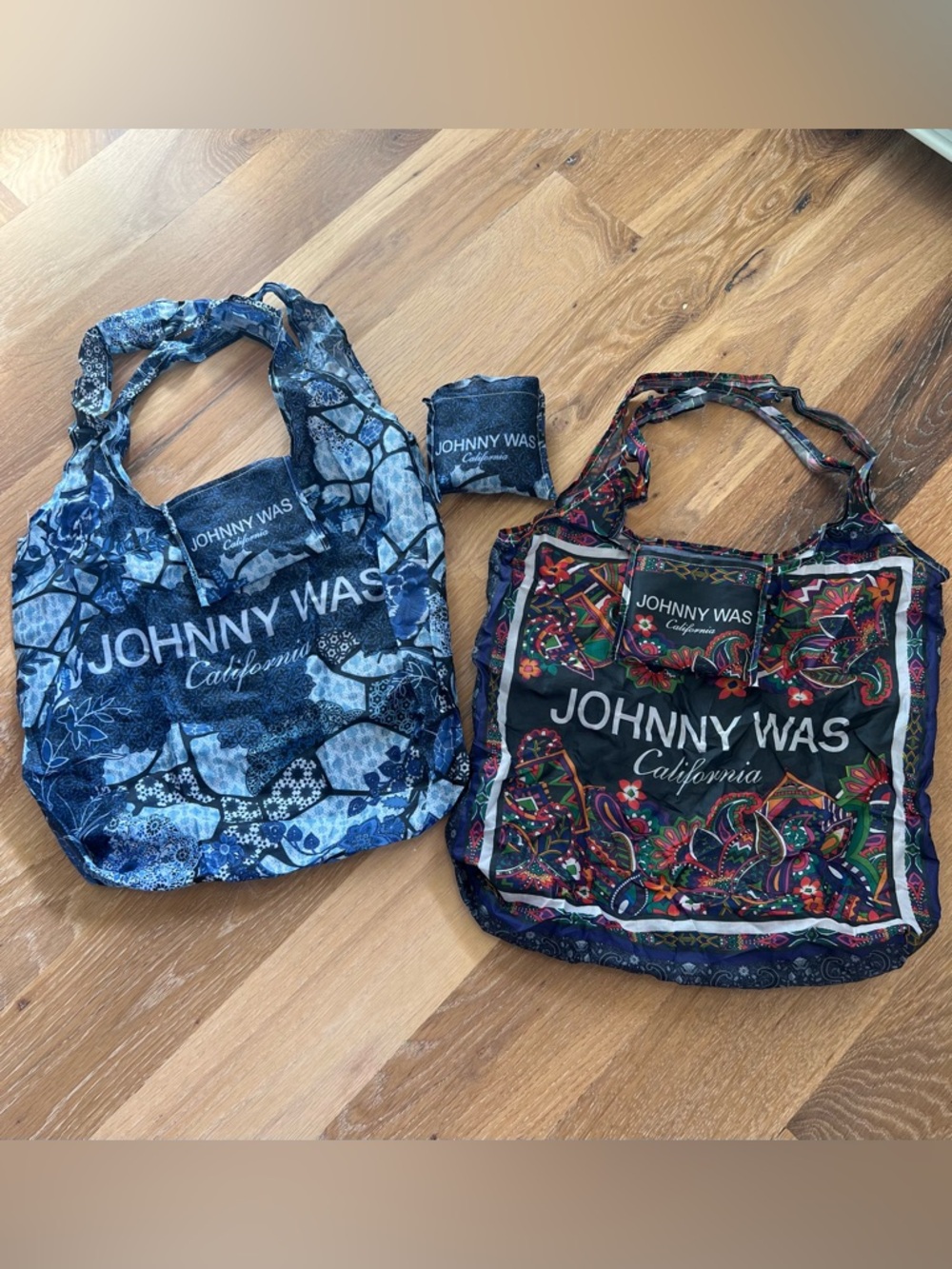 Johnny Was Set/3 Reusable Shopping Bags